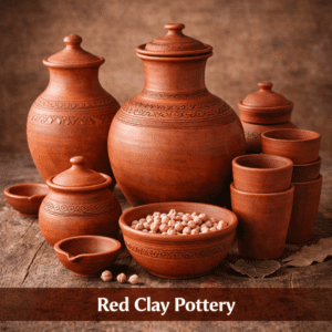 Red clay pottery